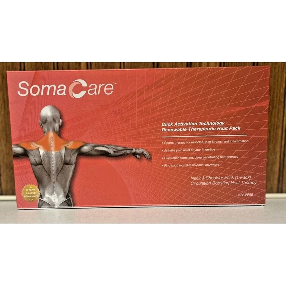 Soma Care Neck & Shoulder Pack,‎ NIB Circulating Heat Therapy/Pain Management
